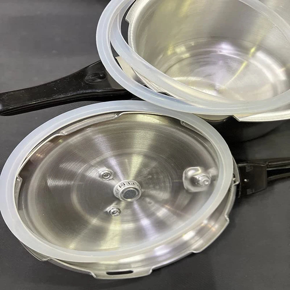 Sealing Ring Clear Silicone Seal Gasket Replacement for Stainless Steel Pressure Cooker 18 26cm Inner Diameter