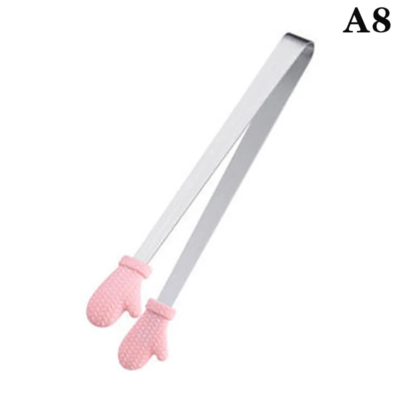 1PC Kitchen Cute Silicone Food Clip Bread Barbecue Clip High Temperature Resistant And Scalding Resistant Silicone Clip