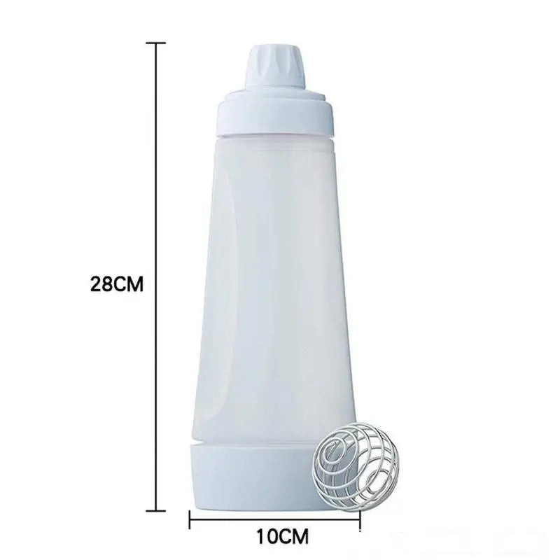 Waffles Dispenser 1000ml Batter Mixing Bottle Pancake Dispenser and Mixer Pancake Batter Shaker Bottle Cake Baking Cookie Tools