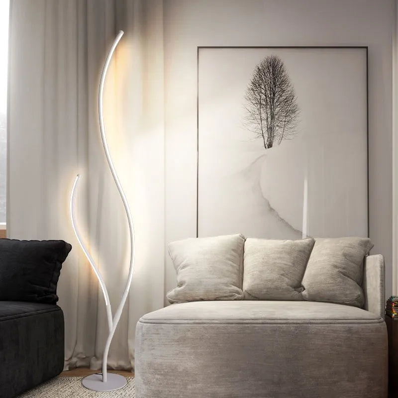 Tree Floor Lamps Minimalist smart rgb Lamp For Studio Bedroom arc lamp Indoor Decoration Led Creative Sofa Living Room Light