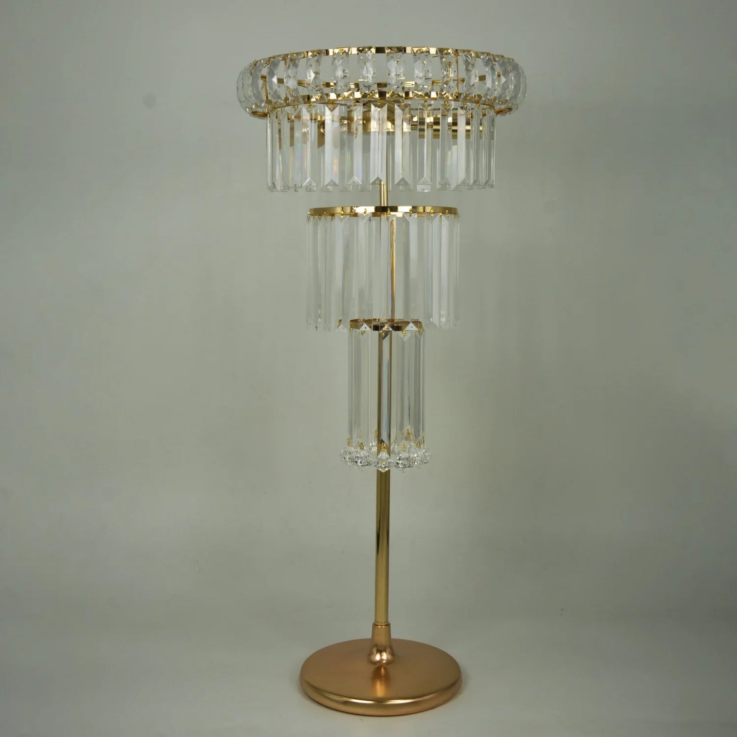 4/5/10 Pcs Gold Crystal Flowe Vase Wedding Decoration Table Centerpieces Candelabra Birthday Party Flower Vase Holder Home Decor