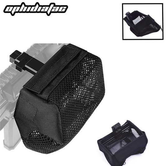 OPHIDIAN Hunting Bullet Shell Bag Equipment Ammunition Brass Shell Catcher Mesh Trap Nylon Mesh Bag Catch Black Collection Bag A