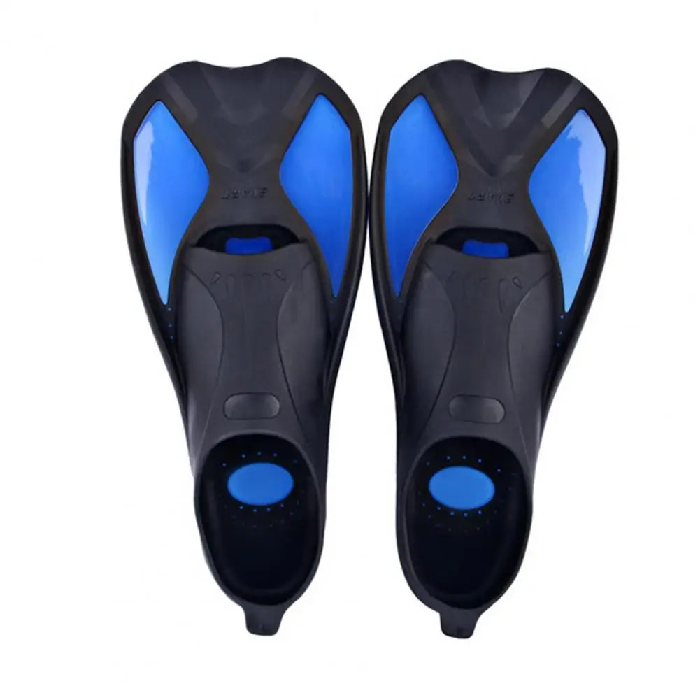 1 Pair Diving Fins Swimming Flipper Training Fins Snorkeling Flippers Short Blade Flippers Leg Strength Building Swim Flippers