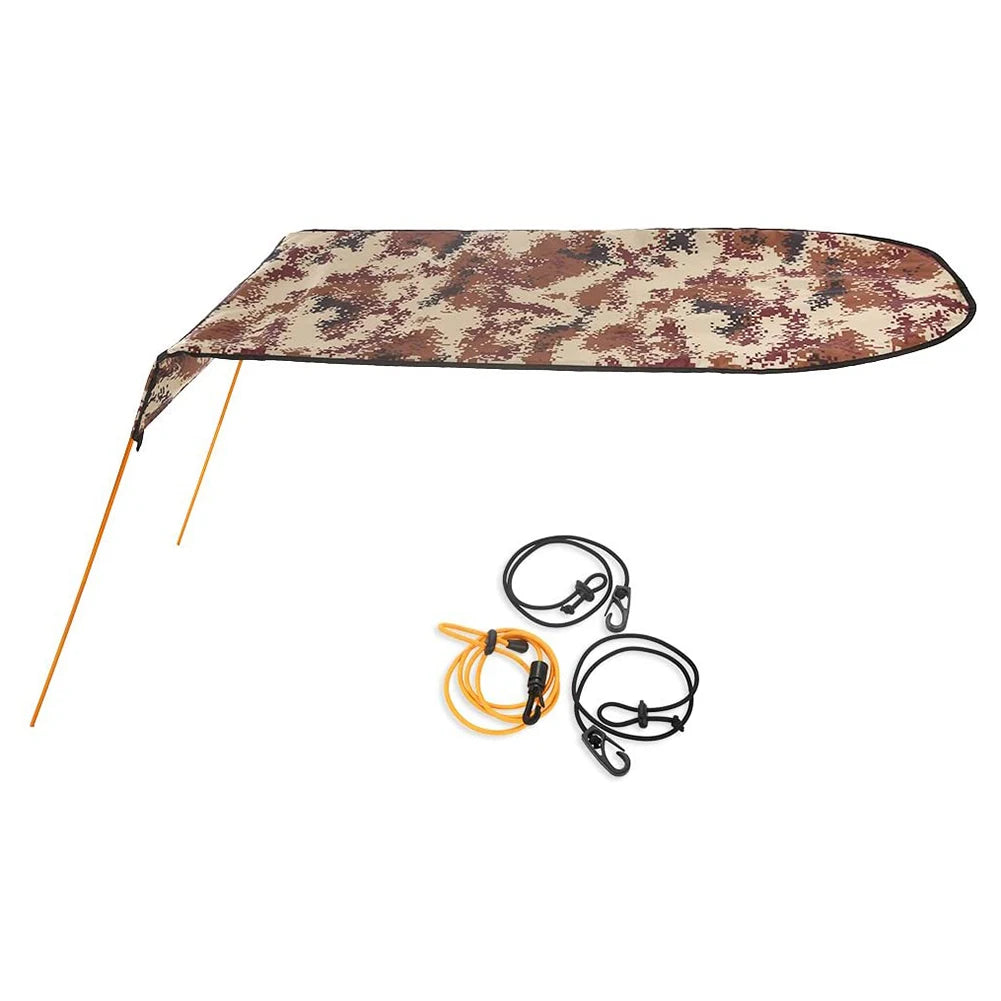 Universal Durable Single Kayak Canoe Personal Inflatable Kayakawning For Summer Dinghy Boat Camping Sun Shelter 125x110cm