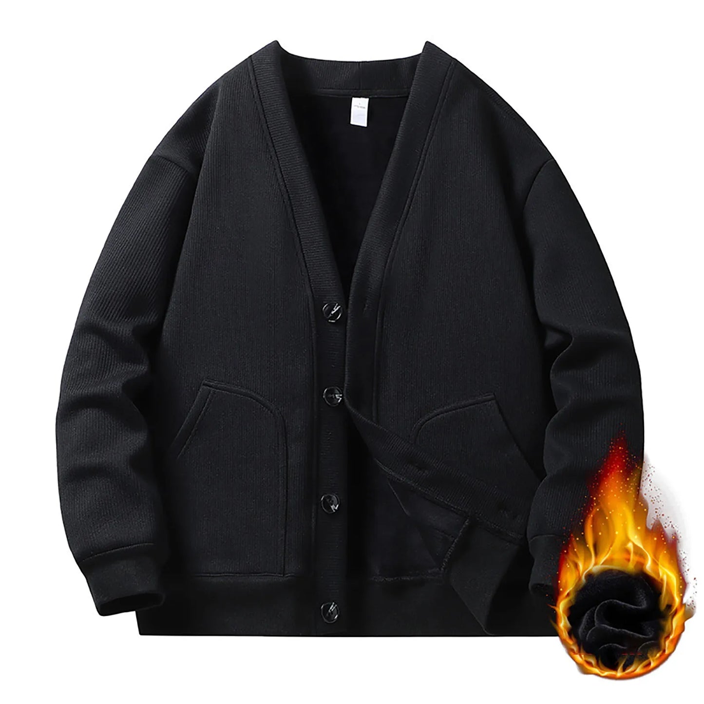 Fall Sweater For Men Male Autumn And Winter V Neck Cardigan Knitted Sweater Loose And Versatile Mens Classic Cardigan Sweaters