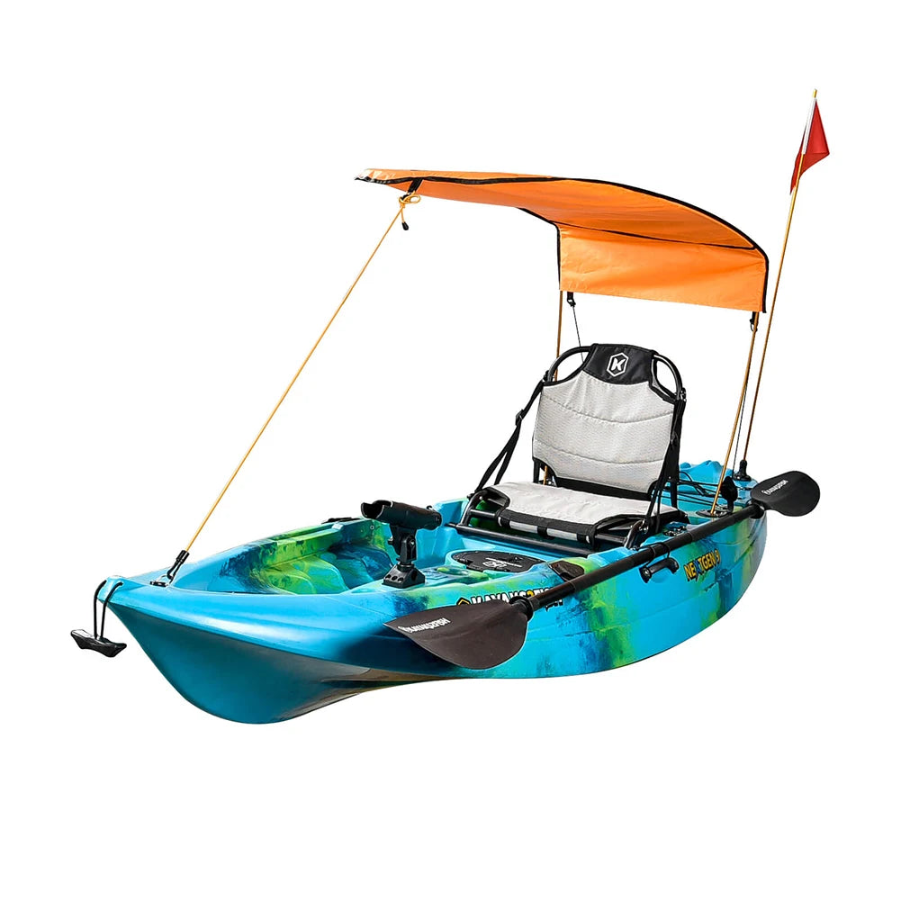Universal Durable Single Kayak Canoe Personal Inflatable Kayakawning For Summer Dinghy Boat Camping Sun Shelter 125x110cm