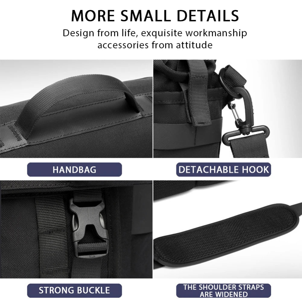 Outdoor Hiking High Capacity Canvas Travel Bags Men Camping Luggage Bag One Shoulder Portable Package