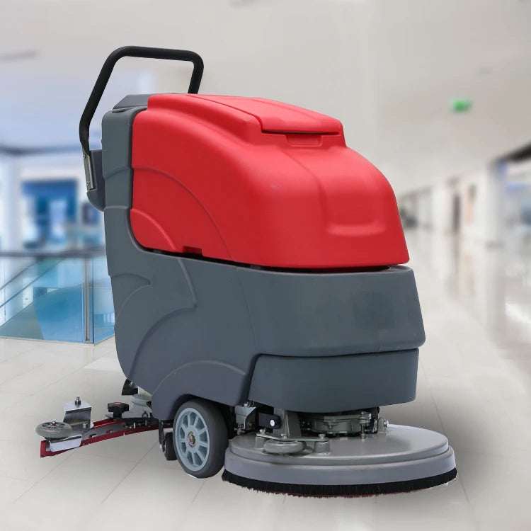 RONLON Walk Behind Industrial Floor Sweeper And Electric Floor Scrubber Machine Wireless