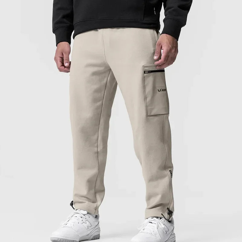 Men Cotton Gym Pants Sport Running Jogging Sweatpants Joggers Casual Trousers Training Bodybuilding Workout Fitness Track Pants