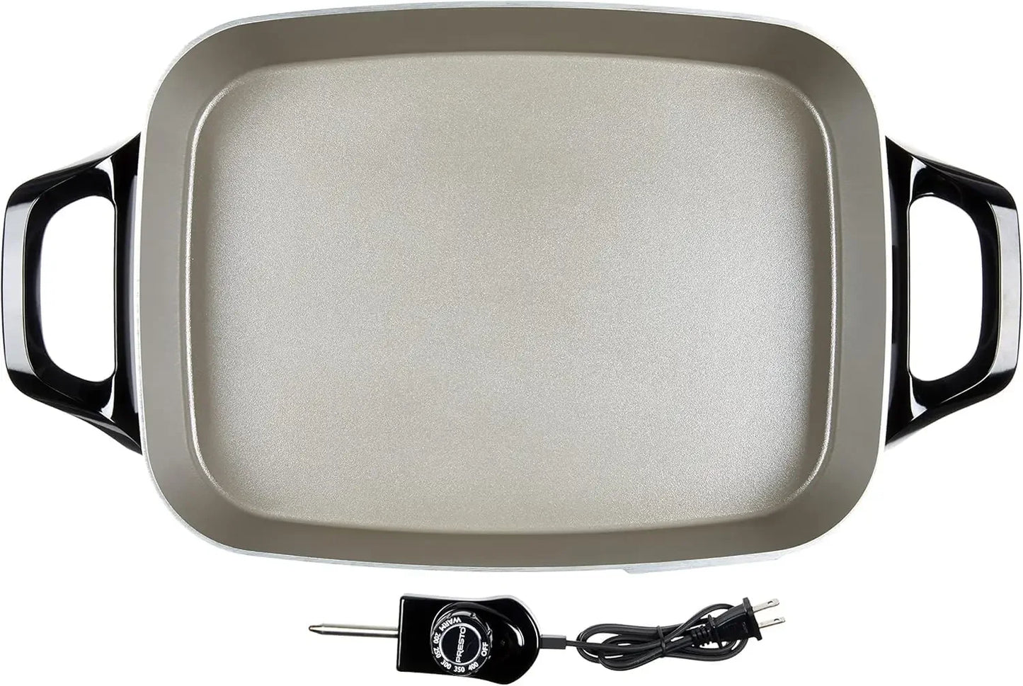 Skillet Nonstick Extra-Large with Lid - 16" Inch Ceramic Cooking Deep Fry Pan, Serves 6-8 People, for Roast, Bake, Stew, Sauce,