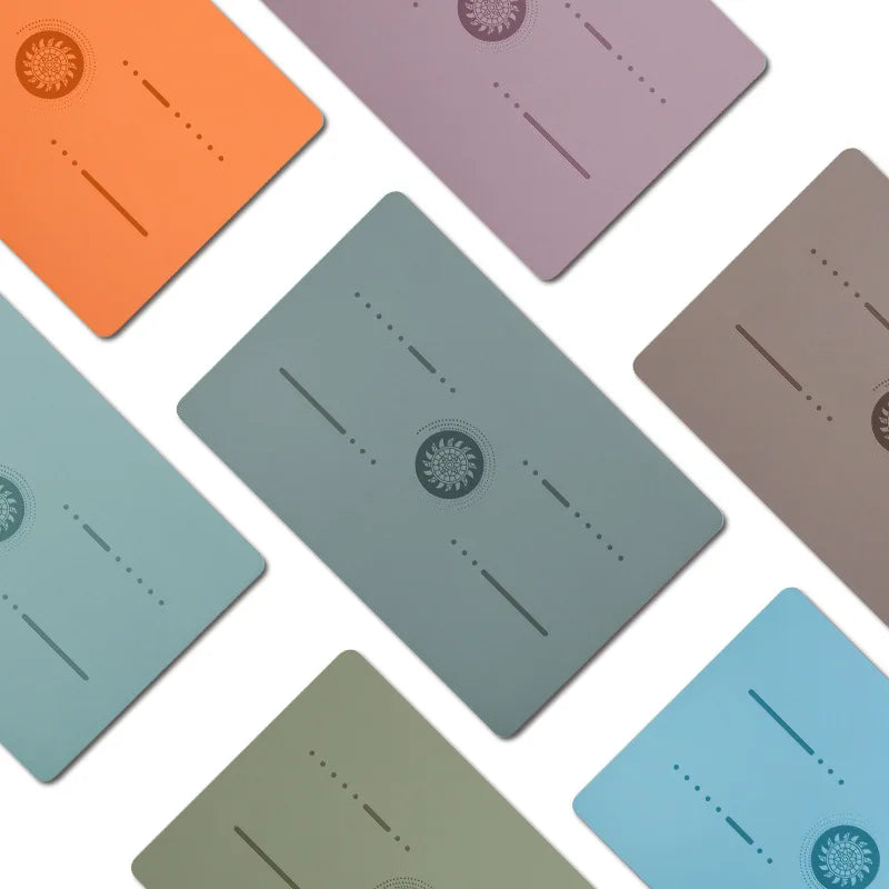 Pu Natural Rubber Yoga Mat Flat Support Portable Mini Auxiliary Pad Anti-Slip Knee Cushion Meditation Head Upside Sport Exercise