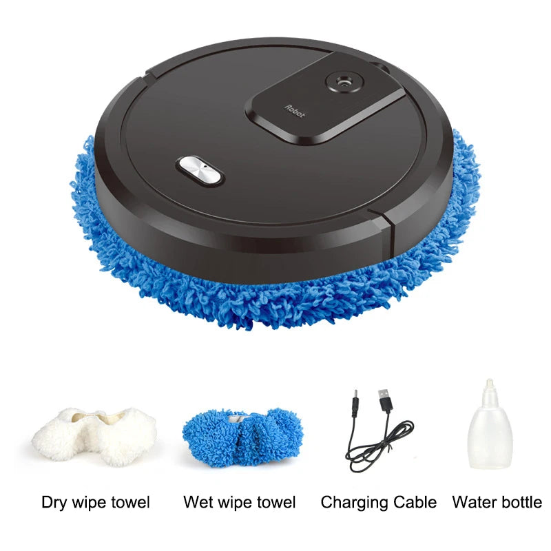 2024 New 3 IN 1 Robot Vacuum Cleaner Sweep and Wet Mopping Floors&Carpet Run Wireless Floor Machine USB Reharge Sweeping Robot