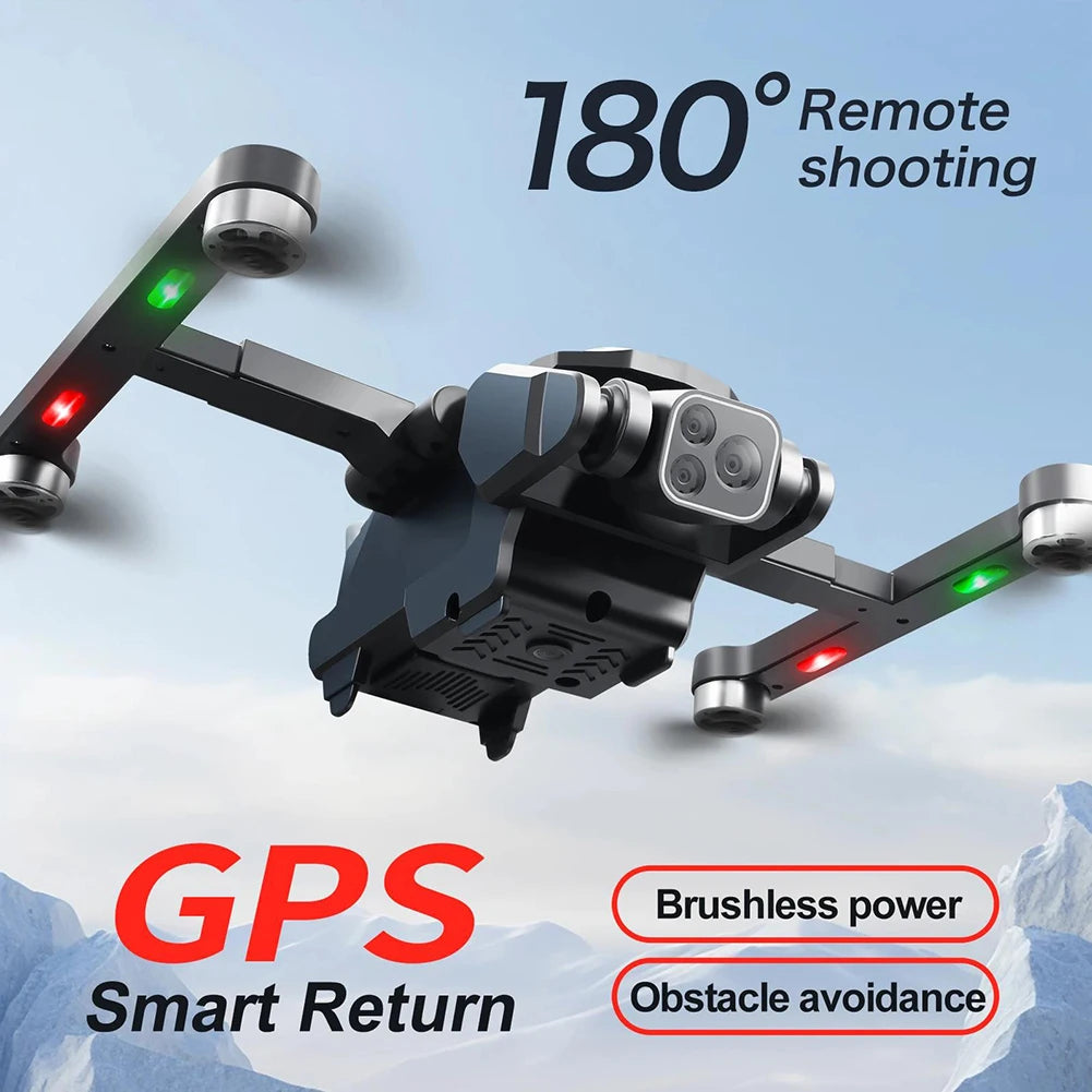 Brushless Motor Aerial-Drone With HD Camera Wind Resistance Quadcopters Toy For Beginners