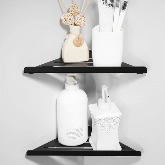 Corner Shower Caddy Wall Mounted Bathroom Organizer Corner Shelf Storage Organizer For Kitchen Toilet Bathroom Accessories
