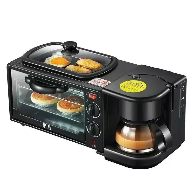 3 in 1 Breakfast Machine. Toaster. Coffee Machine. Oven. Kitchen Oven. Kitchen Appliances.