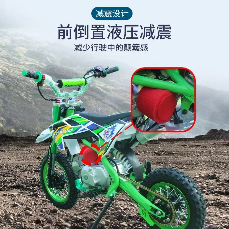 125CC Small Off-road Motorcycle Two-wheeled Adult High Race Mountain Off-road Motorcycle Fuel Field Motorcycle