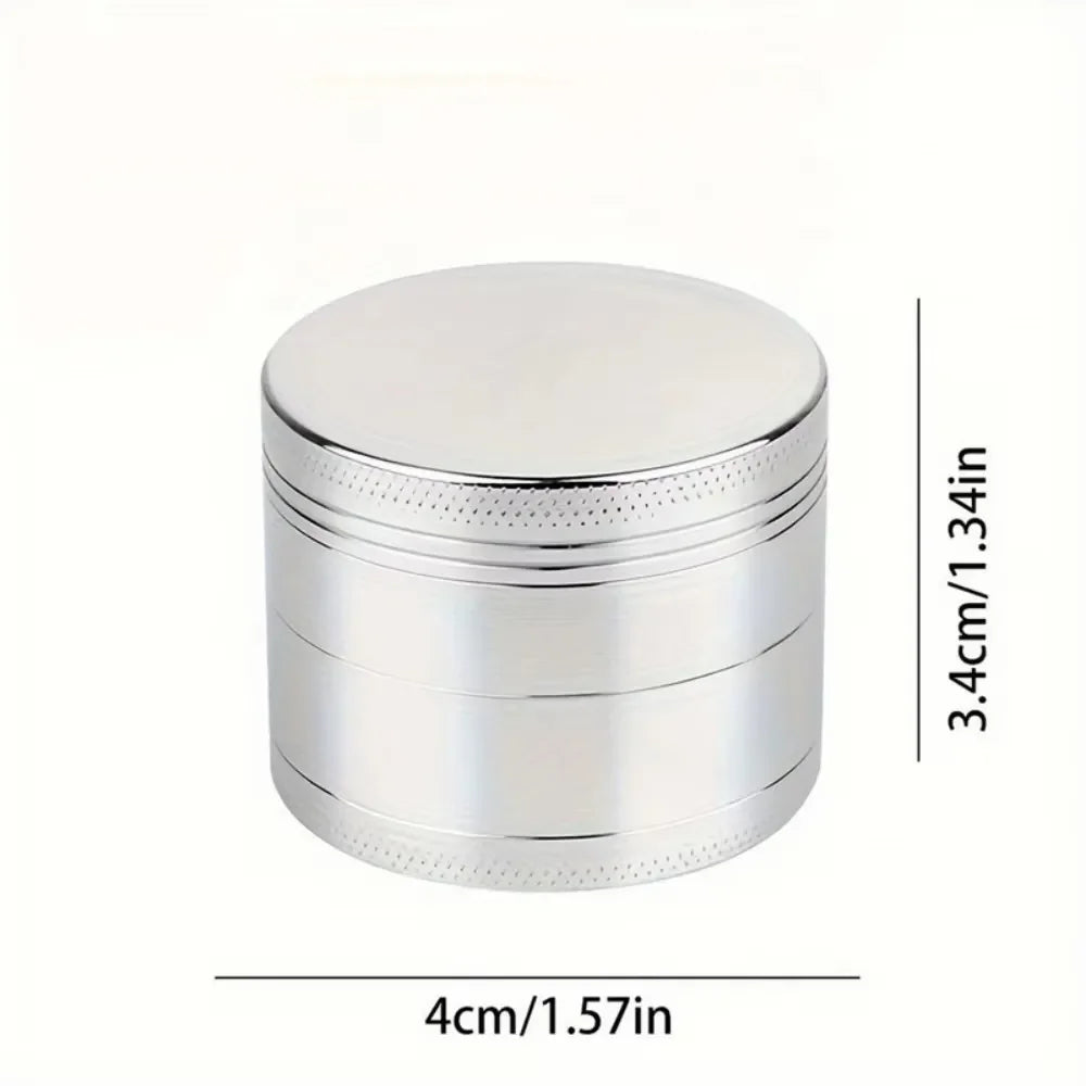 40/50mm Metal Herb Grinder Mill 4-Layers Spice Pepper Crusher Mortar Tobacco Herbal Raw Grinder Smoking Accessories Kitchen Tool