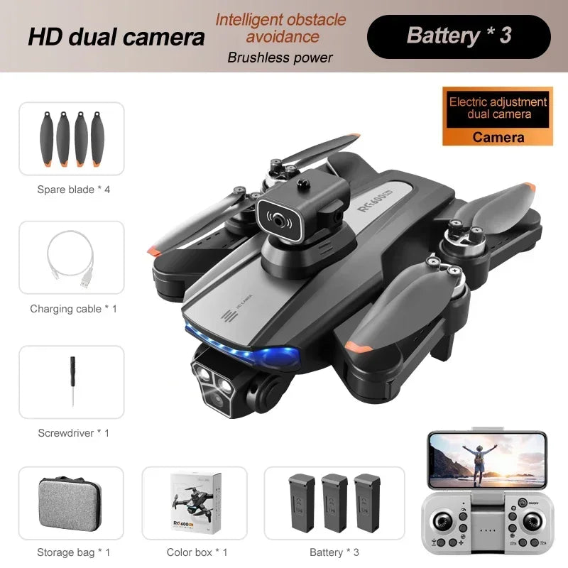 2024 RG600 Pro GPS Drone 8K Professional HD Dual Camera 5G Wifi Photography Brushless Foldable Quadcopter RC Distance Dron Toy