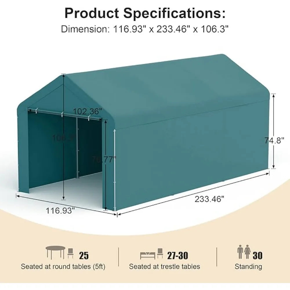 Car sheds car tents portable garages car waterproof and UV protected wedding tents garden shelters storage sheds Gazebos
