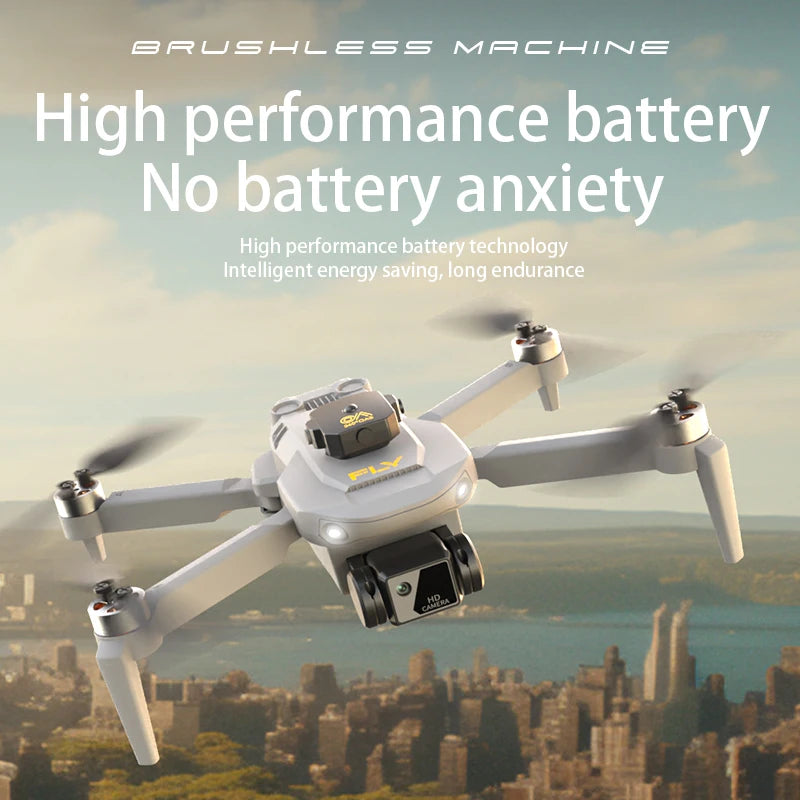 S52Drones 4k HD Brushless Motors Folding Aerial Drone Optical Flow Localization Four Sided Obstacle Avoidance Drone Toys Gifts