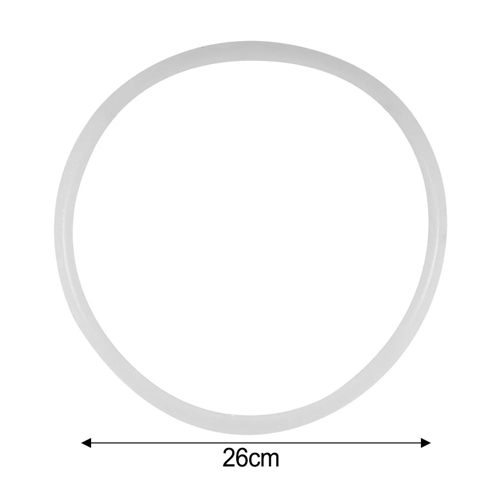 Sealing Ring Clear Silicone Seal Gasket Replacement for Stainless Steel Pressure Cooker 18 26cm Inner Diameter