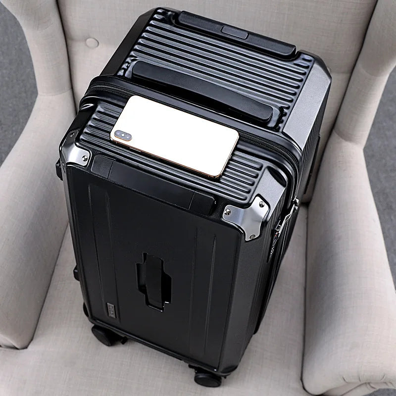 Fashion travel suitcase universal wheel password thickened trolley luggage 22/26/30 inch high value luggage for men and women