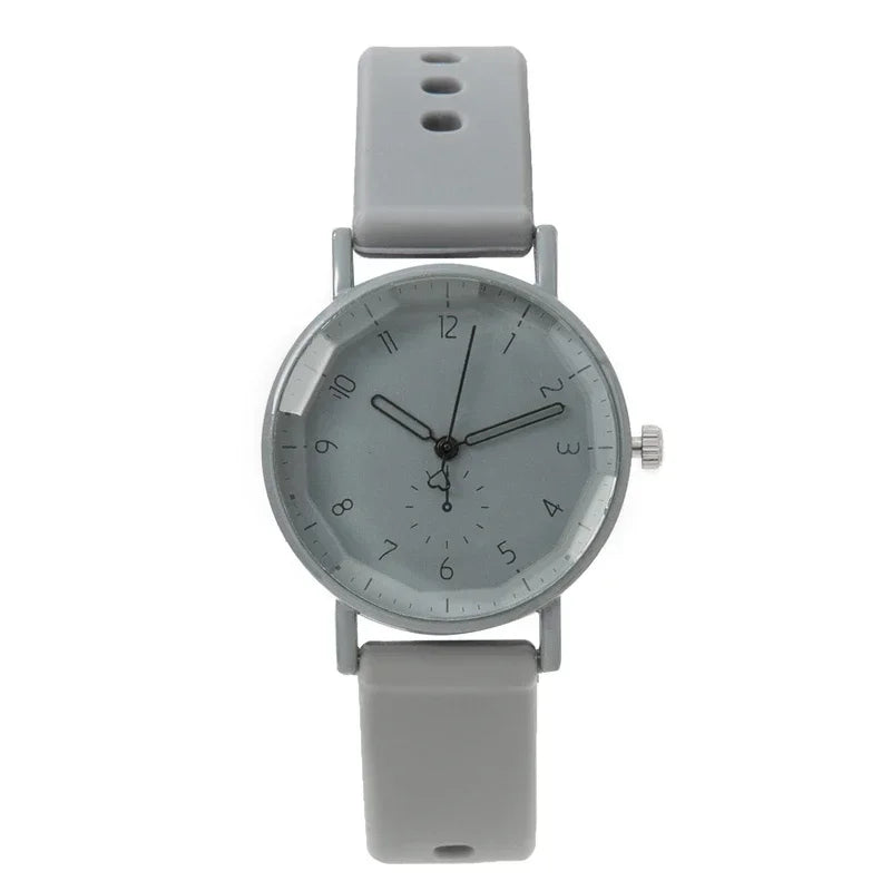 2025 New Women Watch Fashion Silicone Strap Quartz Watch Student Sports Wristwatch Relojes Para Mujer Dropshipping Clock