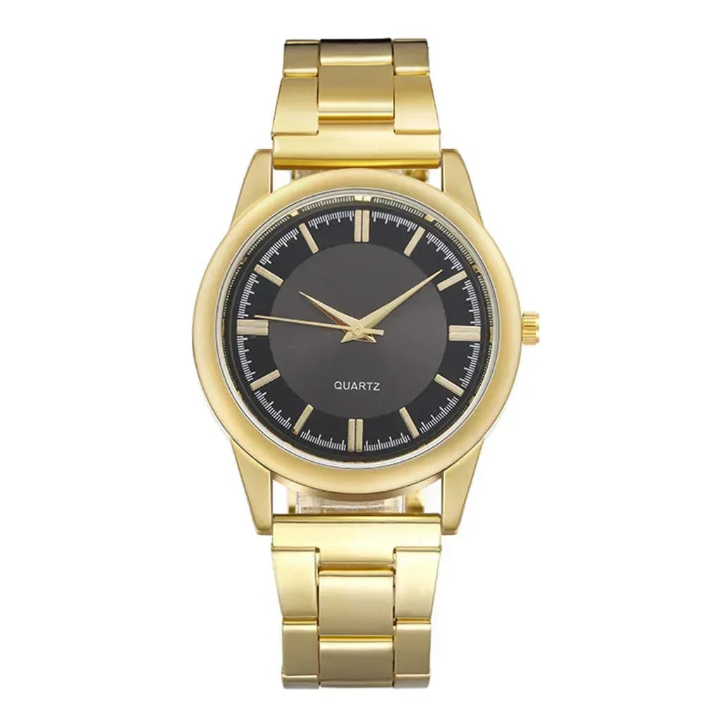 Classic Simple Men's Business Quartz Watch Stainless Steel Round Dial Casual Classic Simple Men's Business Quartz WatchStainles