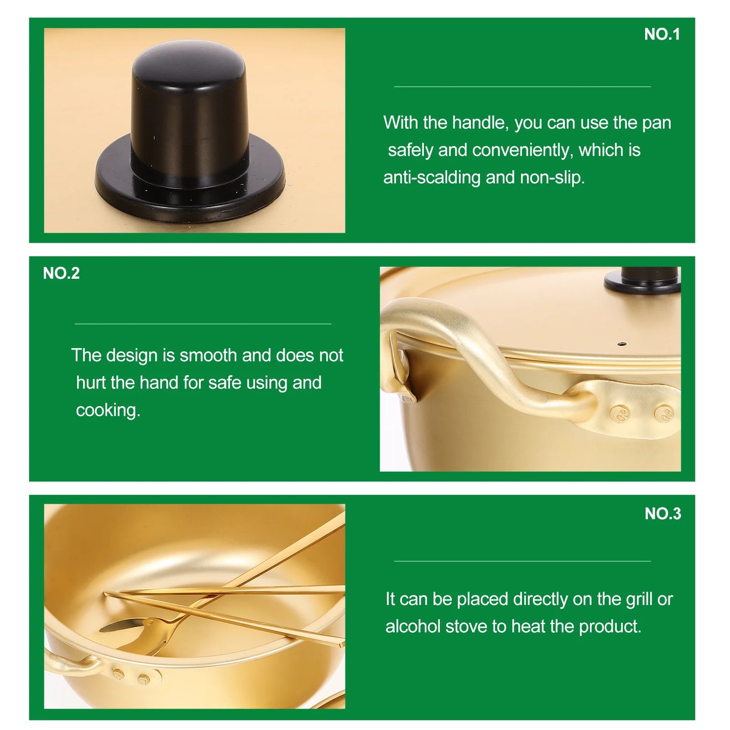 Wok Instant Noodle Pot Frying Pan Korean Ramen Saucepan Kitchen Aluminum Small Hot