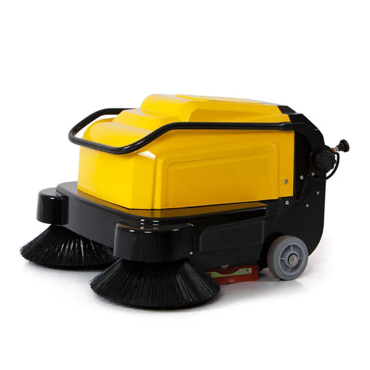 Electric Sweeper 65kg 35l Walk-Behind Road Cleaning Machine Road Dust Street Sweeper Clean Machine