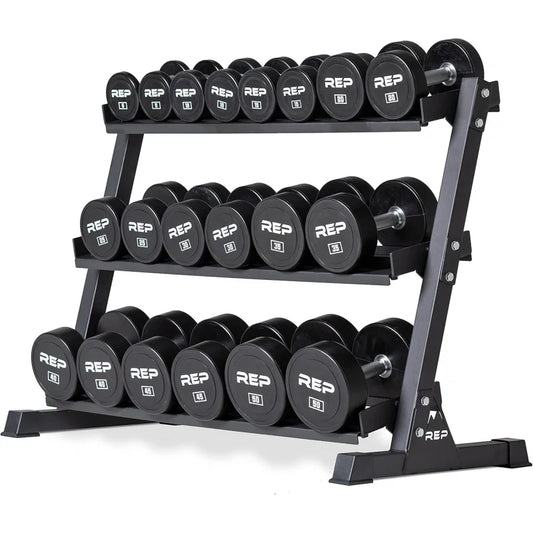 AQRep Fitness Urethane Coated Dumbbells- Idividual Pairs and Sets