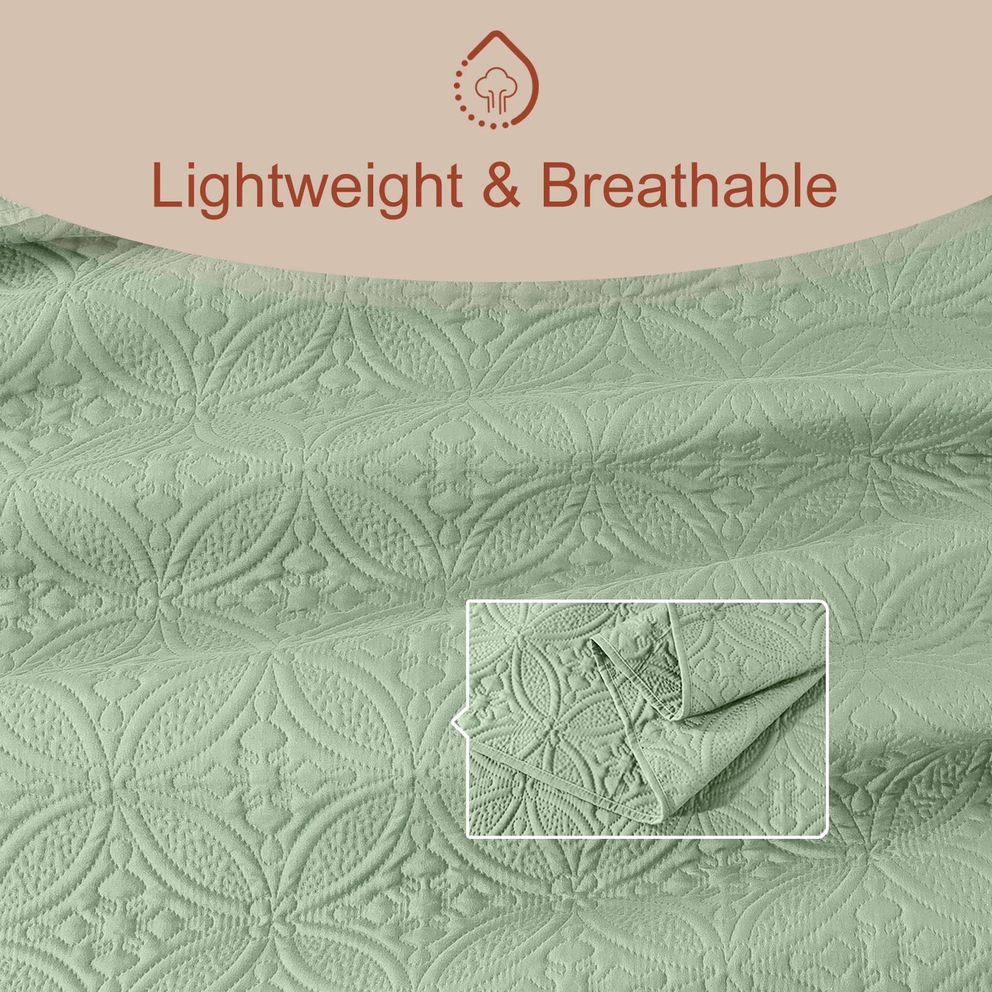 Quilt Cover Set with Copper Coin Pattern Lid, Cozy Bedroom Decor|Elegant Bedding Design|Cotton Filled Comfort, Bedroom Decor