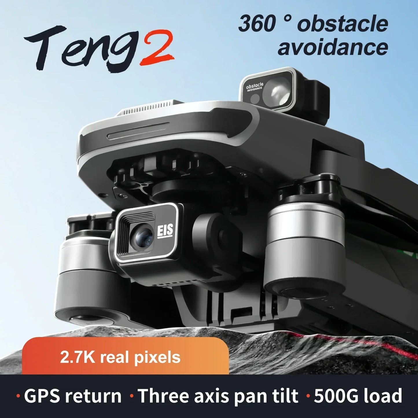 S155 3-Axis Gimbal FPV Drone 4K Professional GPS Brushless Motor Quadcopter with Camera S155 drone