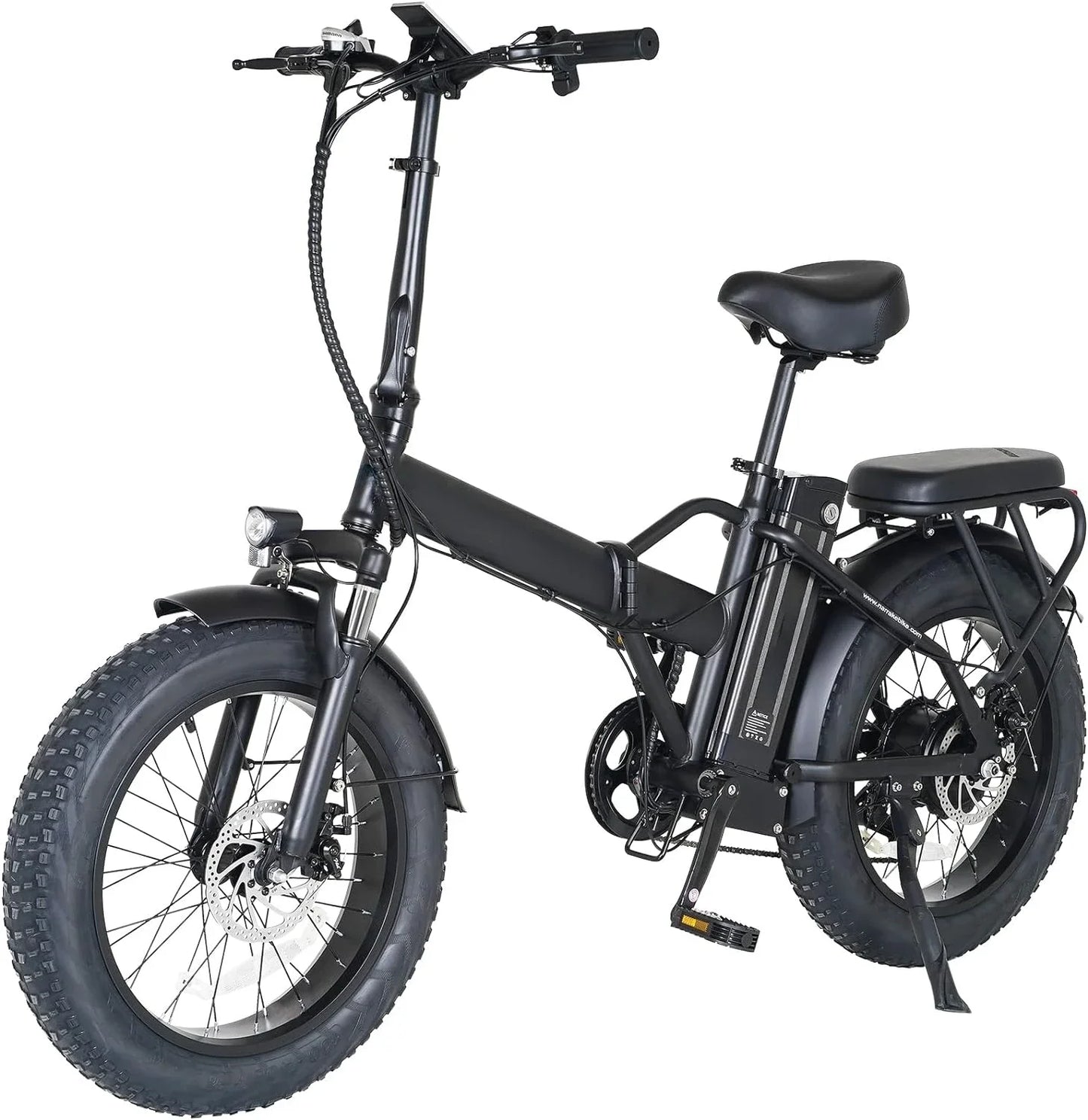 Folding Electric Bike, 48V & 624Wh Lithium Removable Battery, Peak 1100W Brushless Motor, Max Speed 28Mph, M5 Large LCD Display