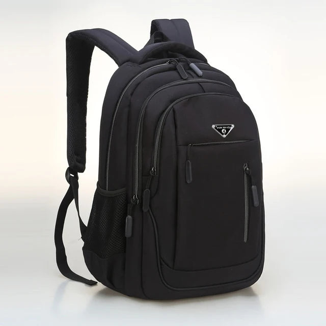 triangle logo Backpack Men USB Charging Laptop Bagpack 20 Inch high-capacity Multifunctional Travel schoolBag male business sac