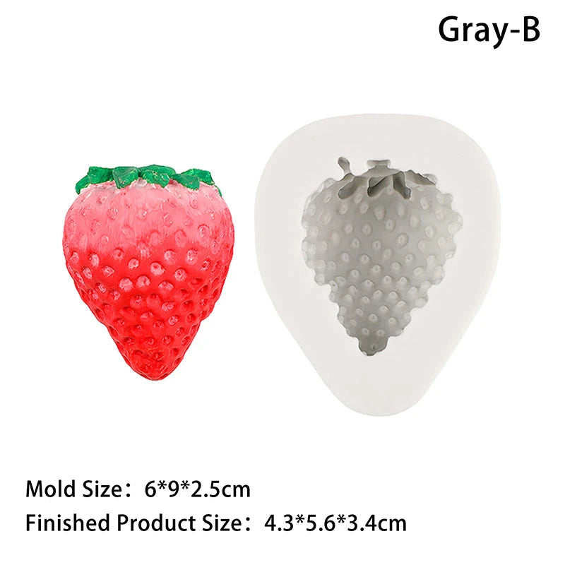 Grape Mango Strawberry Cooking Tools Silicone Mold For Baking Fondant Sugar Of Cake Decorating Kitchen Accessories Bakery Pastry