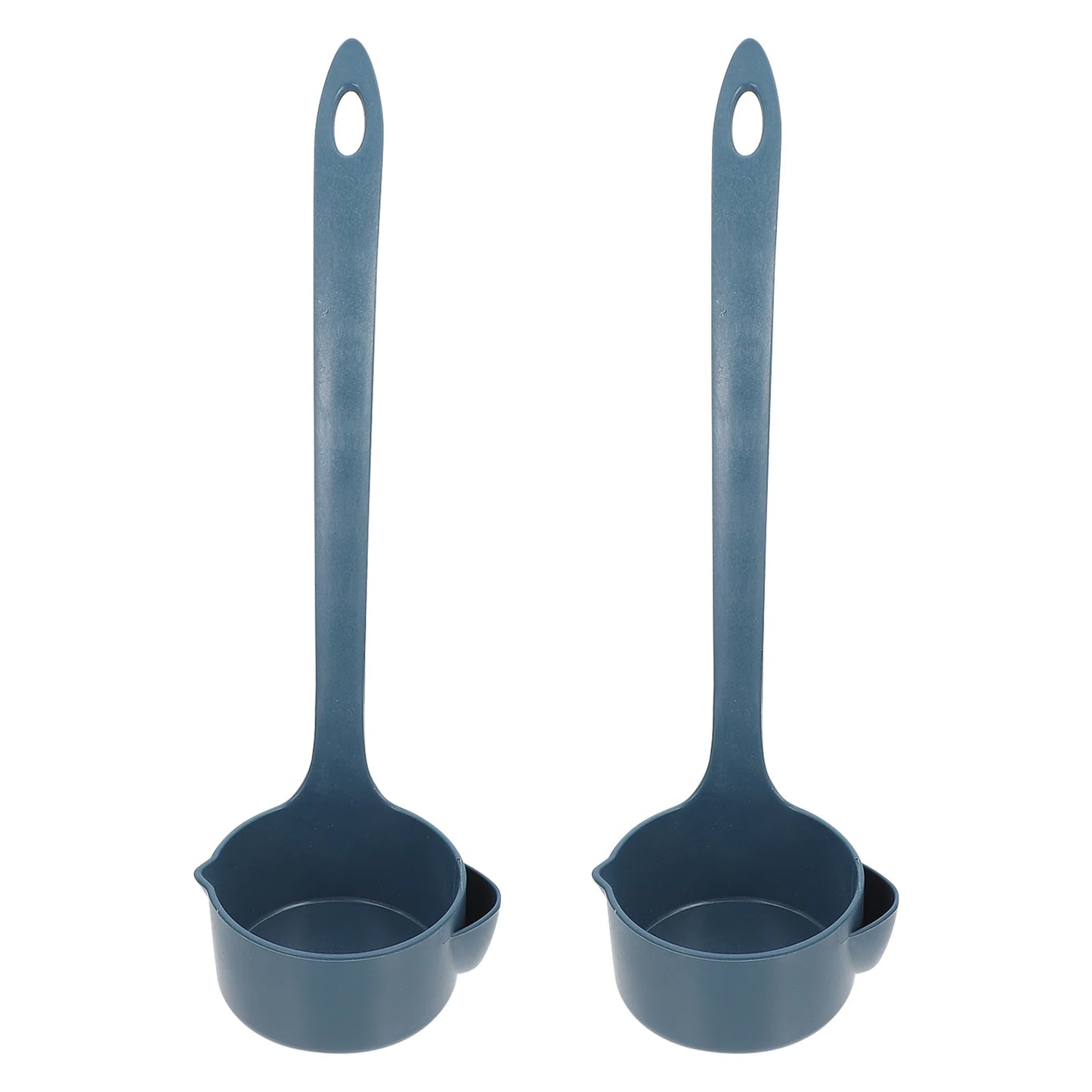 2 Pcs Oil Filter Spoon Kitchen Gadget Separator Scoop Gravy Ladle Household Colander Filtering Hot Pot Soup