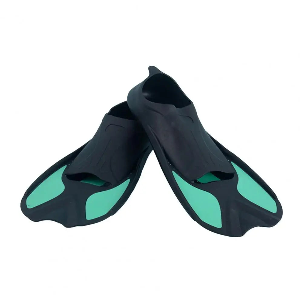 1 Pair Diving Fins Swimming Flipper Training Fins Snorkeling Flippers Short Blade Flippers Leg Strength Building Swim Flippers