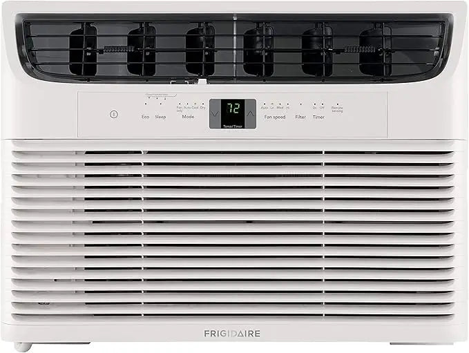 FRIGIDAIRE 12,000 BTU 115V Window-Mounted Compact Air Conditioner with Remote Control, White