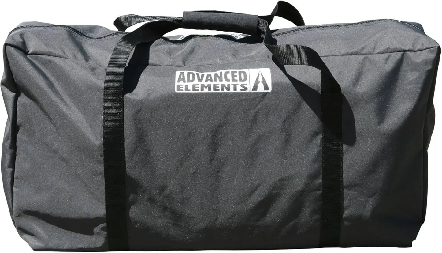 Frame Inflatable Kayak with Bag and Pump Simply unfold inflate and attach the seat Looks and paddles similar to hard-shell kayak