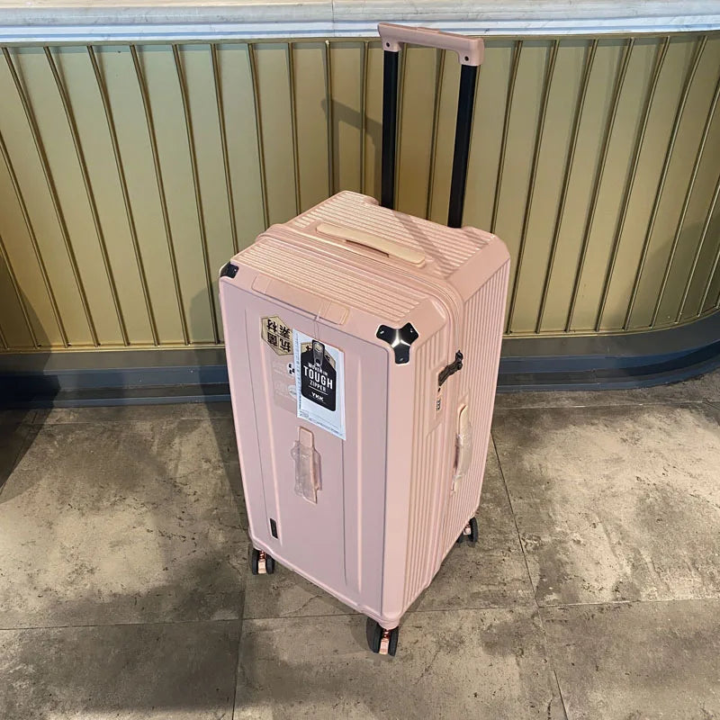 Fashion travel suitcase universal wheel password thickened trolley luggage 22/26/30 inch high value luggage for men and women