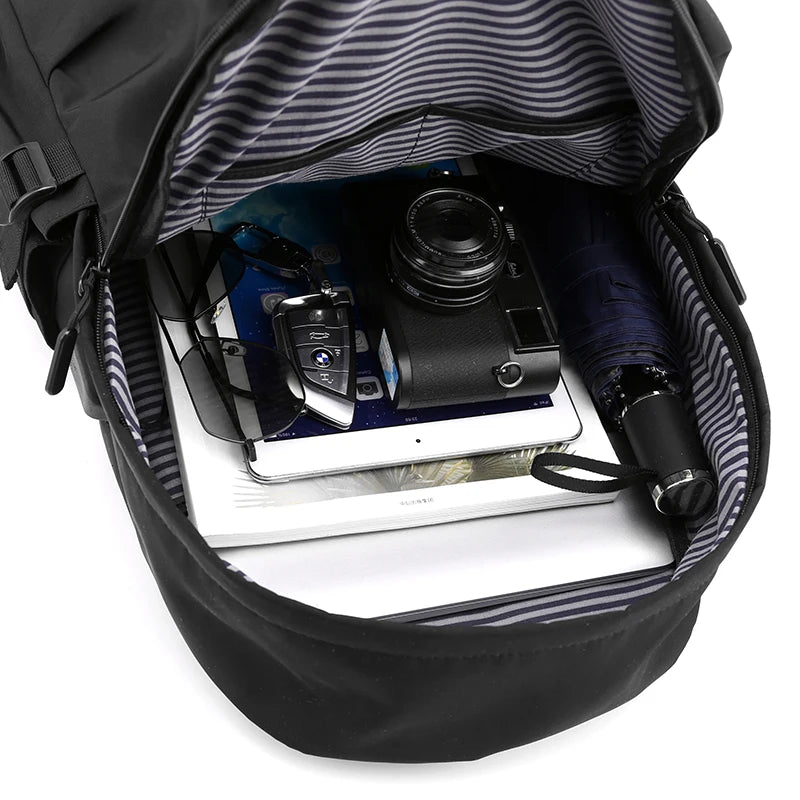 large capacity Men's Backpack 15.6 inch laptop Knapsack School Bag Boys Male  Outdoor Travel Shoulder Bag Nylon Youth Sports Bag