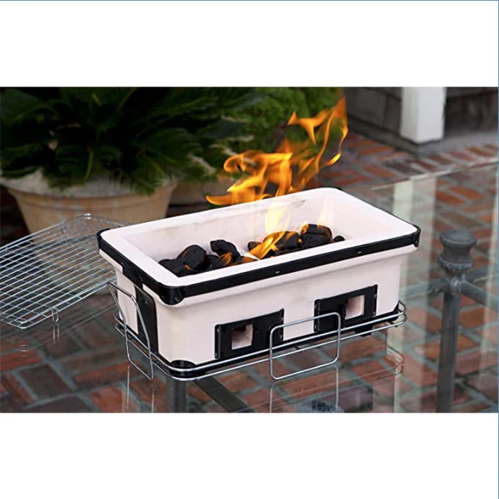 Outdoor portable comping MINI camping BBQ Japanese style mud barbecue tandoor grill