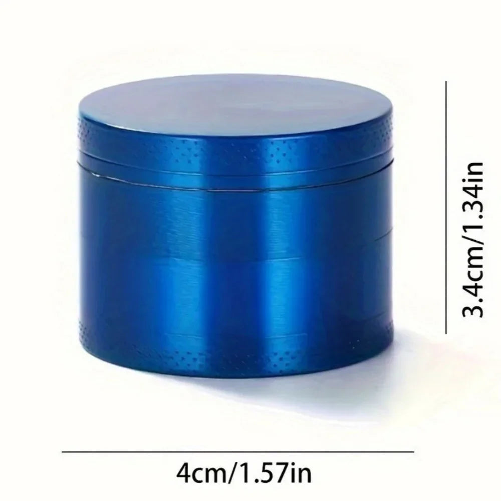 40/50mm Metal Herb Grinder Mill 4-Layers Spice Pepper Crusher Mortar Tobacco Herbal Raw Grinder Smoking Accessories Kitchen Tool