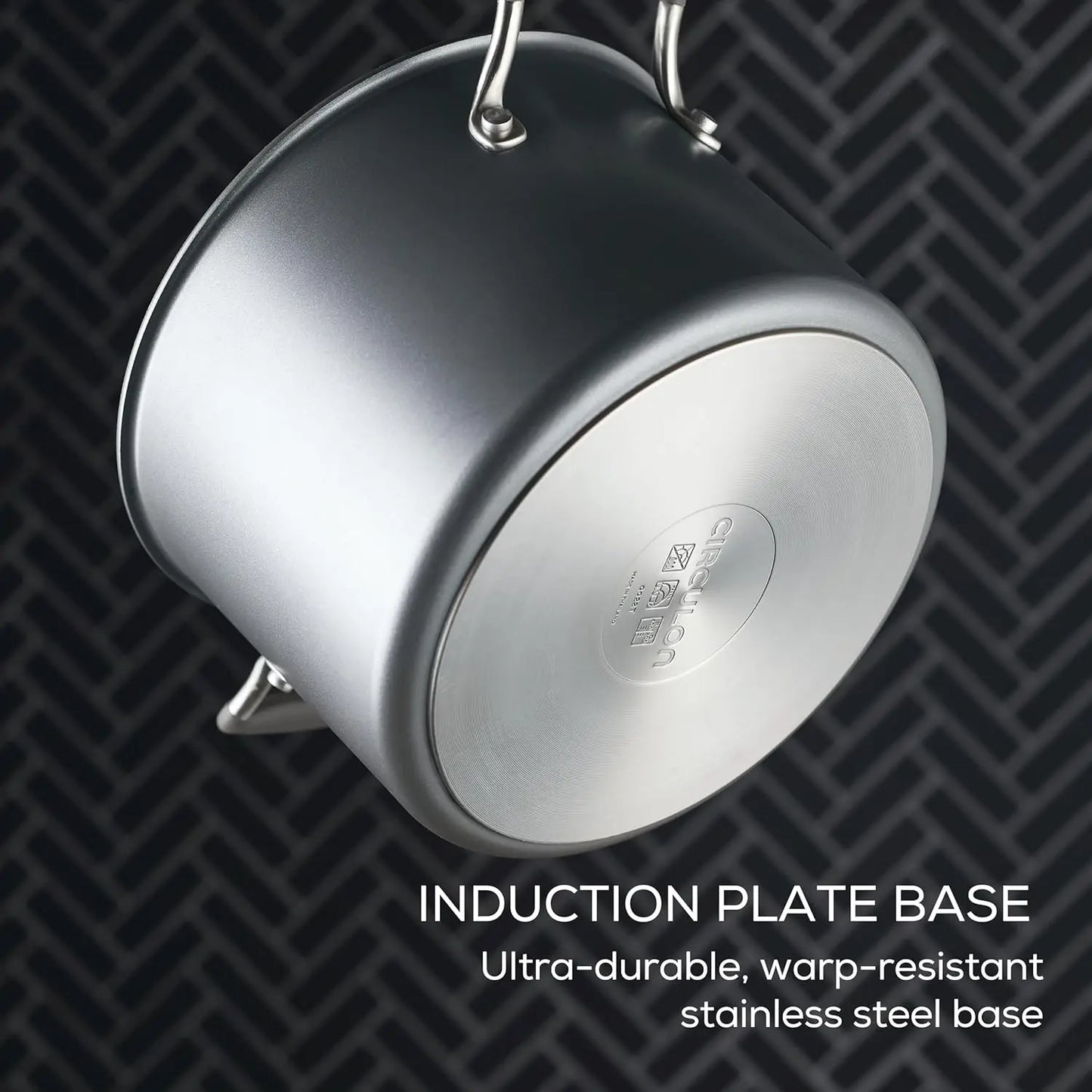 Series With Scratchdefense Technology Nonstick Induction Cookware/Pots And Pans Set, 9 Piece, Graphite