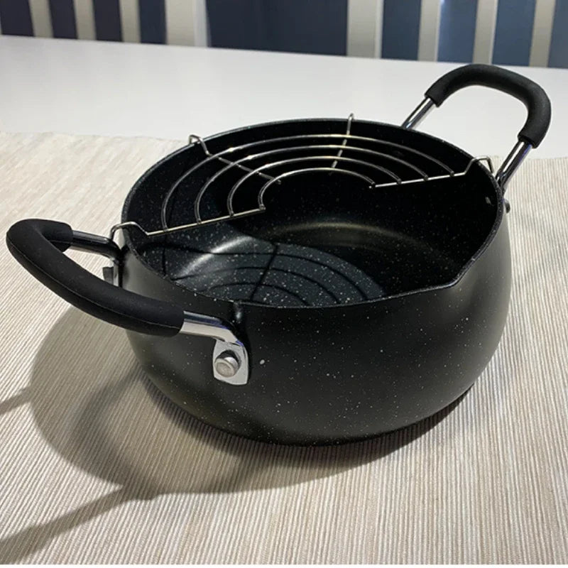 Tempura Deep Household Small Fryer Japanese Style Induction Cooker Universal Gas Universal Boss's Wife Keeps The Money Beaut