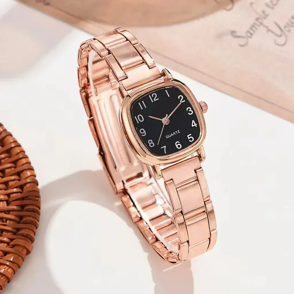 Luxury Watches for Women Fashion Analog Quartz Watch Steel Band Wristwatch Ladies Watches Casual Bracelet Watch Gifts for Women