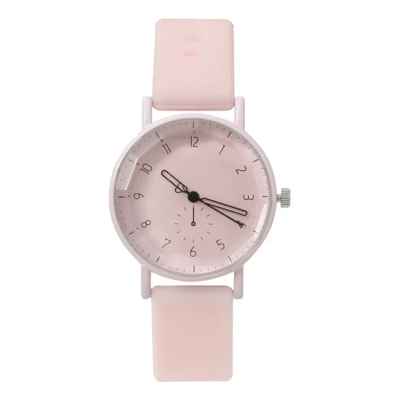 2025 New Women Watch Fashion Silicone Strap Quartz Watch Student Sports Wristwatch Relojes Para Mujer Dropshipping Clock