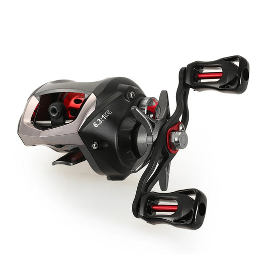 Lixada 12+1 Ball Bearings Baitcasting Reel Fishing Fly High Speed Fishing Reel with Magnetic Brake System
