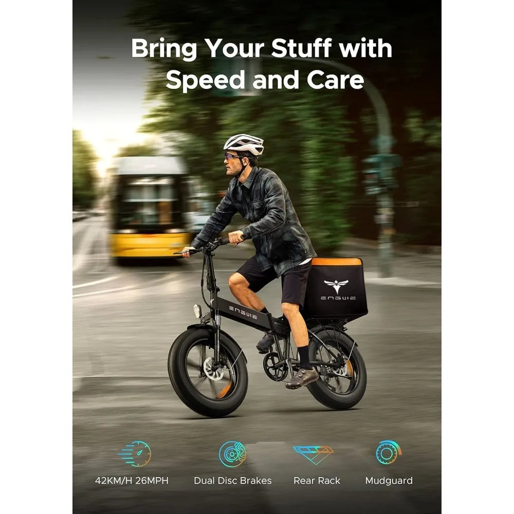 1000W Folding Electric Bicycle for Adults, 20" 4.0 Fat Tire Dirt Bike with 48V 13AH Battery Up to 28MPH 75Miles